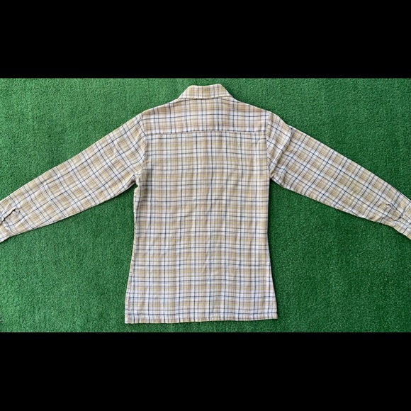 Vintage 70’s Levi’s Panatela Big E Long Sleeve Button Up Shirt Men’s Size Small - Picture 7 of 9